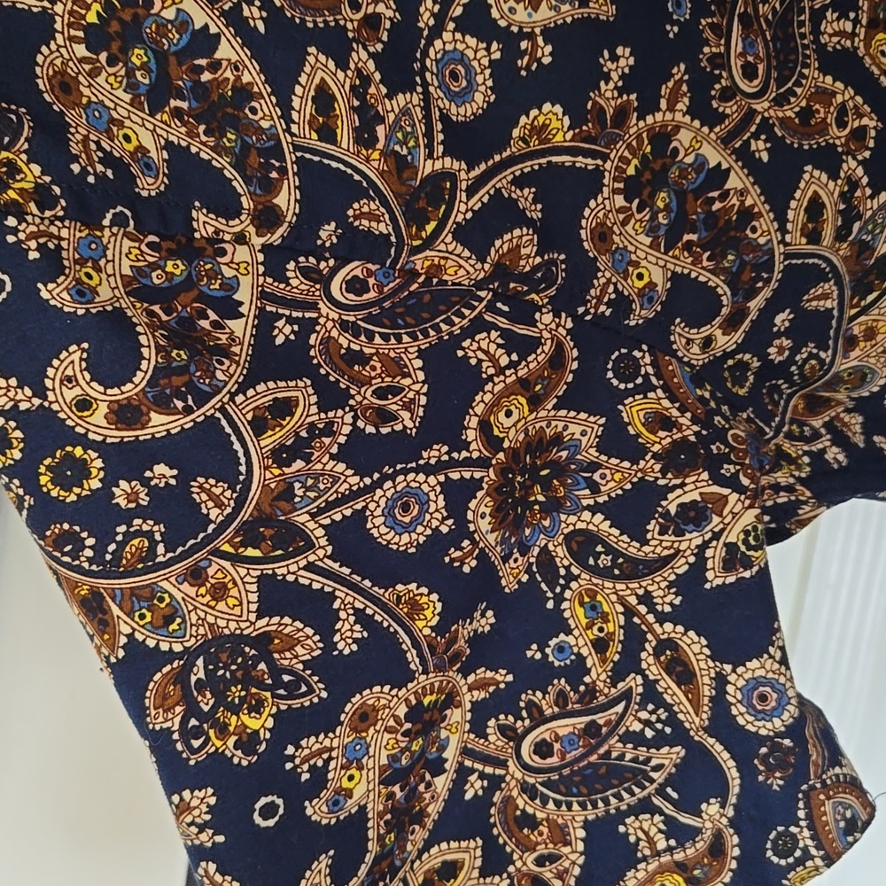Silver Stone Collection Navy Floral Shirt - Picture 2 of 10